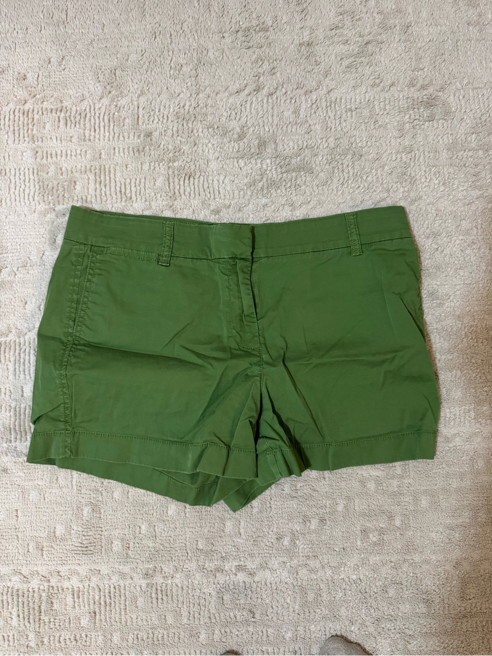 J. Crew Olive Green Cotton Bermuda Shorts
